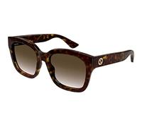 Gucci Lunettes de Soleil GG1338S Havana/Brown Shaded 54/19/140 femme