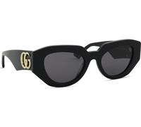 Gucci Lunettes pour femme, Noir-noir-gris, 51
