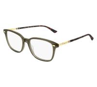 Gucci Homme GG0520O 004 Montures optiques Acétate Vert Transparent Carré