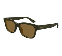 Gucci Homme GG1716S 004 Lunettes de soleil Injecté Vert Marron Carré