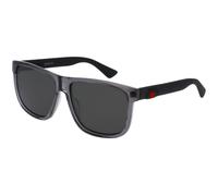 Gucci Homme Gucci GG0010S 004 Lunettes de soleil Acétate Gris Gris Carré Polarisé