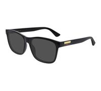 Gucci Homme Gucci GG0746S 001 Lunettes de soleil Injecté Noir Gris Carré Normale