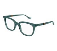 Gucci Homme Gucci GG1497O 007 Montures optiques Acétate Vert Transparent Carré
