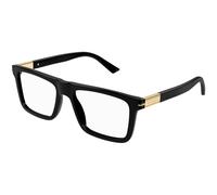 Gucci Homme Gucci GG1504O 005 Montures optiques Acétate Noir Transparent Carré