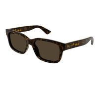 Gucci Homme Gucci GG1583S 002 Lunettes de soleil Injecté Havane Marron Carré