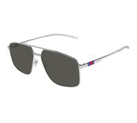 Gucci Homme Gucci GG1676S 001 Lunettes de soleil Métal Argent Gris Pilote
