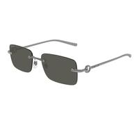 Gucci Homme Gucci GG1703S 001 Lunettes de soleil Métal Ruthénium Gris Carré