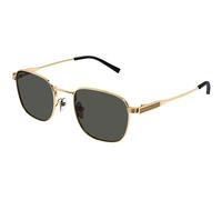 Gucci Homme Gucci GG1876S 001 Lunettes de soleil Métal Or Gris Ronde