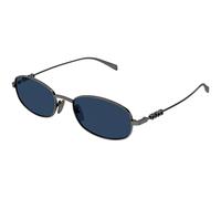 Gucci Homme Gucci GG1940S 001 Lunettes de soleil Métal Ruthénium Bleu Ronde