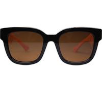 Gucci Femme Sunglass GG0998S - Couleur du Monture: Noir, Couleur de Lentille: Brun