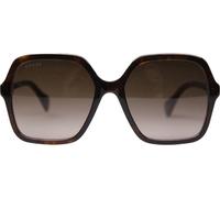 Gucci GG 1072S 002, Lunettes de soleil, Papillon, Femme, Havana