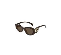 Gucci Femme Gucci GG1691S 002 Lunettes de soleil Injecté Havane Marron Cat Eye