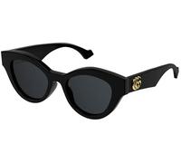 Gucci Lunettes pour femme, Noir-noir-gris, 51