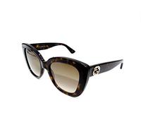 GUCCI mixte adulte GG0327S-002-52 Lunettes de soleil, Dunkel Havana, 52