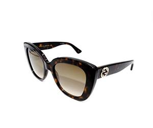 GUCCI mixte adulte GG0327S-002-52 Lunettes de soleil, Dunkel Havana, 52