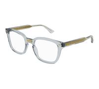 Gucci Unisex Gucci GG0184O 005 Montures optiques Acétate Gris Transparent Carré