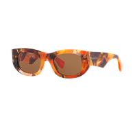 Gucci Unisex Sunglass GG1627S - Couleur du Monture: Orange, Couleur de Lentille: Brun