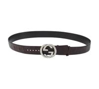 Gucci Vintage - Ceinture Vintage Pré-possédée - Femme - Pre-owned - Brun - Taille: ONE Size