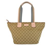Gucci Vintage, Femme, Pre-owned, Beige, Taille: ONE Size Pre-owned GG Canvas 2way Tote Bag