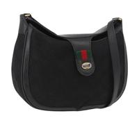 Gucci Vintage, Femme, Pre-owned, Noir, Taille: ONE Size Sac bandoulière GG Canvas Vintage Pre-owned