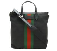 Gucci Vintage, Femme, Pre-owned, Noir, Taille: ONE Size Sac cabas d'épaule Sherry Line Pre-owned
