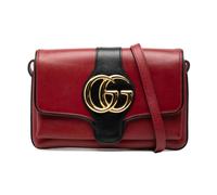 Gucci Vintage, Femme, Pre-owned, Rouge, Taille: ONE Size Sac bandoulière en cuir Marmont Pre-owned