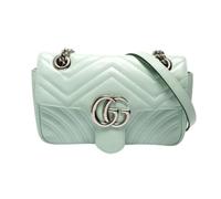 Gucci Vintage, Femme, Pre-owned, Vert, Taille: ONE Size Sac bandoulière GG Marmont Pre-owned