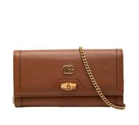 Gucci Vintage - Portefeuille bandoulière Pre-owned - Femme - Pre-owned - Brun - Taille: ONE Size