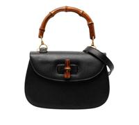 Gucci Vintage - Pre-owned Bamboo Satchel - Femme - Pre-owned - Noir - Taille: ONE Size