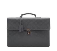 Gucci Vintage - Pre-owned GG Lock Briefcase - Femme - Pre-owned - Noir - Taille: ONE Size