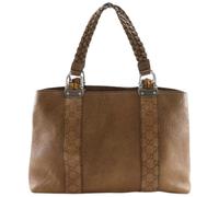 Gucci Vintage - Pre-owned Sac cabas en cuir Shima Bamboo Bar - Femme - Pre-owned - Brun - Taille: ONE Size