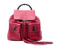 Gucci Vintage - Pre-owned Vintage Bamboo Backpack - Femme - Pre-owned - Rose - Taille: ONE Size