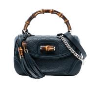 Gucci Vintage - Sac bandoulière Bamboo Pre-owned - Femme - Pre-owned - Bleu - Taille: ONE Size
