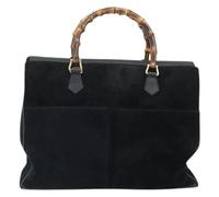 Gucci Vintage - Sac cabas Bamboo Pre-owned - Femme - Pre-owned - Noir - Taille: ONE Size