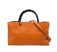 Gucci Vintage - Sac cabas Bamboo Pre-owned - Femme - Pre-owned - Orange - Taille: ONE Size