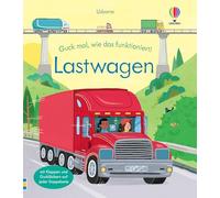 Guck mal, wie das funktioniert! Lastwagen: altersgerechtes Klappenbuch mit spannenden Einblicken in die verschiedenen Arten von Lastwagen - mit Gucklöchern - ab 3 Jahren