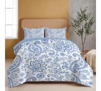 GUCSMN Couette sans Housse 140x200cm 4 Saisons Fleurs De Bohême
