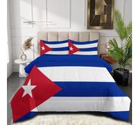 GUCSMN Cuba Drapeau Couette 4 Saisons 140x200cm pour Lit