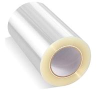 GUCUJI Rouleau de mousse au chocolat et feuille d'acétate transparente pour décoration de gâteaux 125 microns 10 cm x 10 m