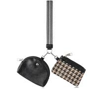 GudaAphrmix Mini portefeuille à fermeture éclair au poignet - Mini pochette pour pièces de monnaie autour du poignet avec porte-clés portable pour voyage, promenade, rangement pour pièces de monnaie