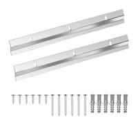 Gudalea 1 Paire de Pinces Z pour Suspension, Système de Suspension à Haute Capacité de Charge, Accroche-Image, Z-Support avec Vis pour Images, Miroirs et Oeuvres d'Art (34*300mm)