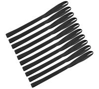 Gudalea 10 pièces Boucles D'Arrimage, Boucles Souples Sangles De Serrage, Boucles D'Arrimage De Charge, 46cm Sangle D'Arrimage en Nylon pour VéLo Moto Voiture Dirtbike ATV Transport, 46 x 2,5cm