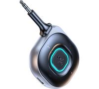 Gudemoore Adaptateur Bluetooth 5.3 Voiture, 2en1 Récepteur et Émetteur, pour TV/Stéréo/Haut-Parleurs/Écouteurs Filaires, 3.5mm AUX Bluetooth Recepteur Appel Main Libre,14H d'Autonomie