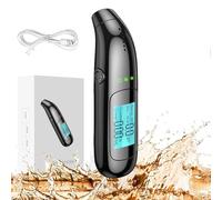 Gudemoore Ethylotest Electronique, Ethylotest avec Affichage LCD Numérique, Éthylomètre Numérique Professionnel, Embout Buccal Inutile, pour Une Utilisation Personnelle Le Soir ou à la Maison