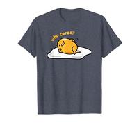 Gudetama Qui s'en Soucie T-Shirt, Homme, Bleu Chiné, L