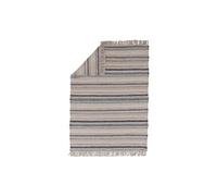 Tapis Déco en Laine "Gudha" 170x240cm Beige & Bleu