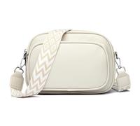 GUDIDBAG Sacs Bandoulière Femme Sacs portés épaule Cuir Modernes Sacoche Femme Sacs à Main Femme Sangle Réglable et Amovible Large Bandoulière Beige