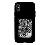 Gudrid Thorbjarnardottir, Voyageur des Mondes, Viking Coque pour iPhone X/XS