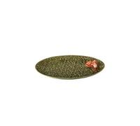 BORDALLO PINHEIRO GUDRUN Plat de service ovale Vert Foncé G