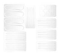 Guduling Lot de 34 coussinets en gel pour chaussures - Protection transparente pour talons hauts - Antidérapants et amortissants - Pour chaussures lâches - Pour homme et femme